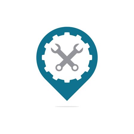 Mechanical icon designのイラスト素材