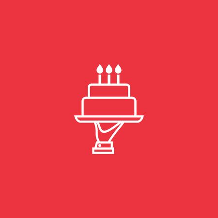 Birthday service design.のイラスト素材