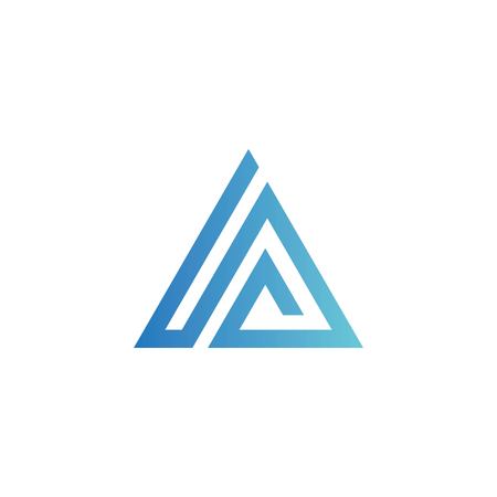 Triangle logo designのイラスト素材