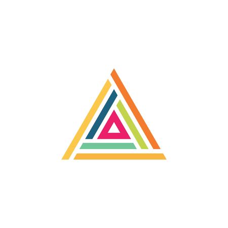 Triangle logo designのイラスト素材