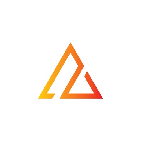Triangle logo designのイラスト素材
