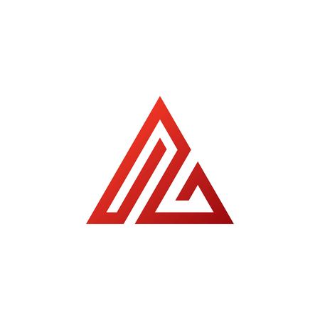 Triangle logo designのイラスト素材