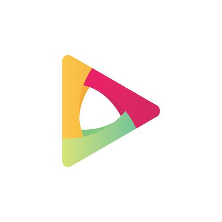 Play logo designのイラスト素材