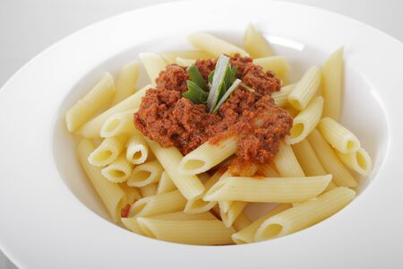 penne pastaの写真素材