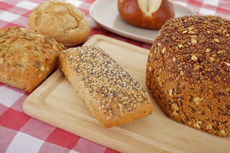 Assortment of bakery goods の写真素材