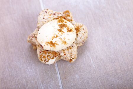 cinnamon star cookieの写真素材