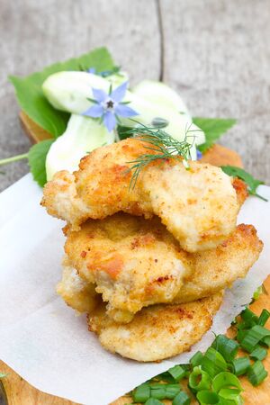 Chicken cutletの写真素材
