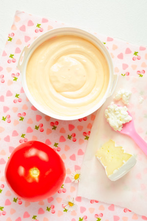 Cream cheeseの写真素材