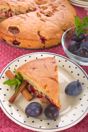 Plum cakeの写真素材