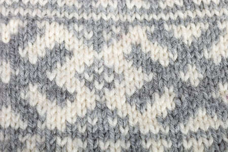 Homemade knit backgroundの写真素材