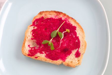 Sandwich with beetroot