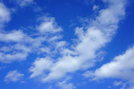 blue sky in summerの写真素材