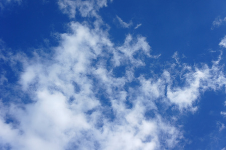 blue sky in summerの写真素材