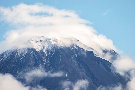 Scenic Fuji Mountain. Autumn leaves, Travel Japan.