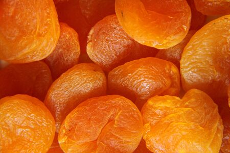 dried apricotsの写真素材