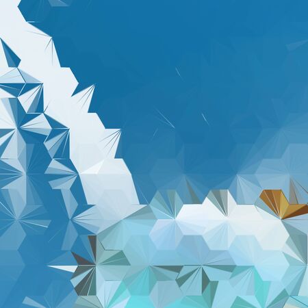 Triangle Pattern Backgroundの写真素材