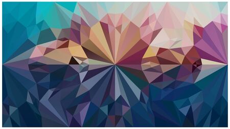 Triangle Pattern Backgroundの写真素材