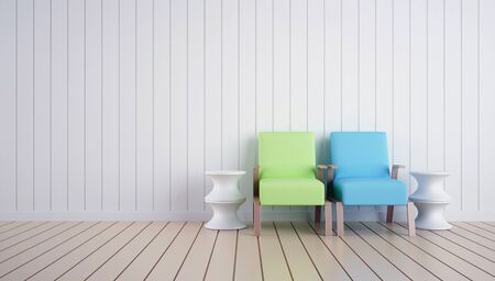 Modern Interior 3d Renderingの写真素材