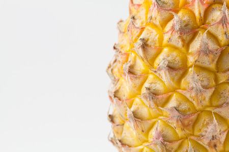 Fresh pine apple rich of vitamin and good for health in isolate background.