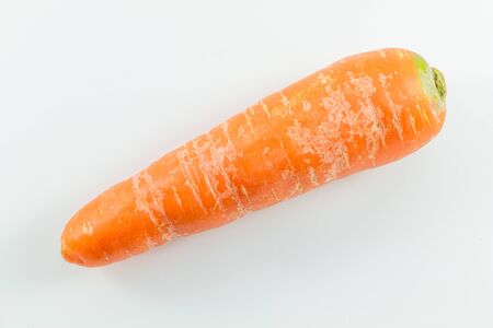 Nutural Color and Fresh Carrot in Isolated Backgroundの写真素材