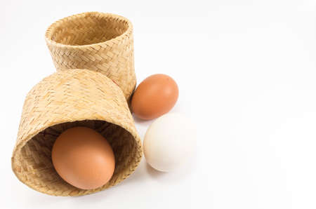 Clean egg with isolate background.