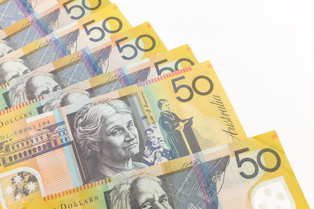 Australia dollar, bank note of Australia.の写真素材