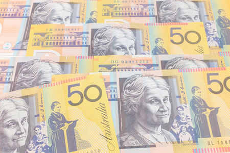 Australia dollar, bank note of Australia.の写真素材