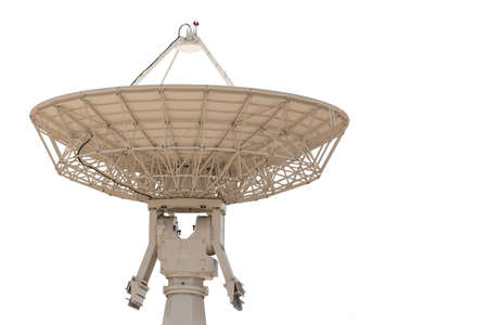 Satellite tower on isolated background. (With clipping path)