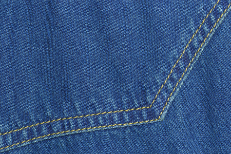 Close-up Jean pocket design for fashion background.