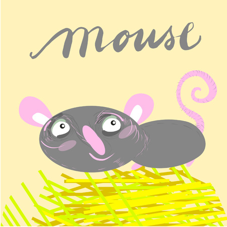 Sign mouse and icon isolated on background, icon symbol for your web site design, icon, poster. Vector illustration.のイラスト素材