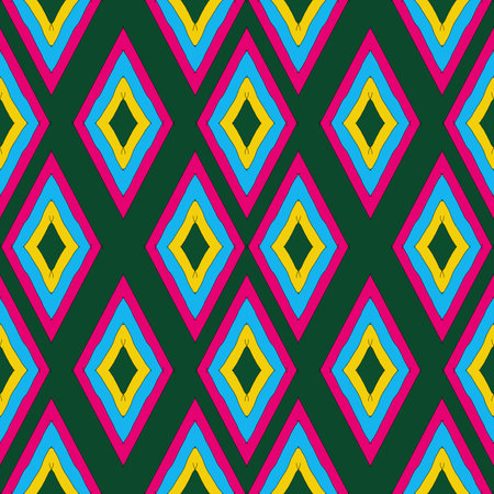 Seamless pattern with rhombuses.の写真素材