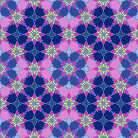 Seamless pattern with geometric ornament.