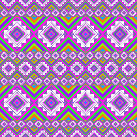 Ethnic boho seamless pattern. Patchwork texture. Weaving. Traditional ornament. Tribal pattern. Folk...