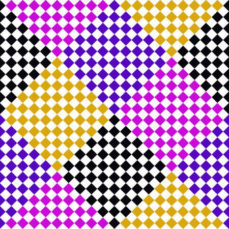 Seamless pattern with colorful rhombuses. Vector illustration.の写真素材