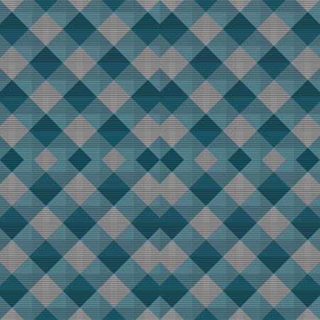 Seamless tartan pattern. Blue background.の写真素材