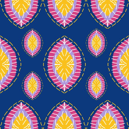 Ethnic boho seamless pattern. Traditional ornament. Geometric background. Tribal motif. illustration...