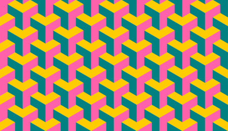 Seamless geometric pattern with rhombuses.の写真素材