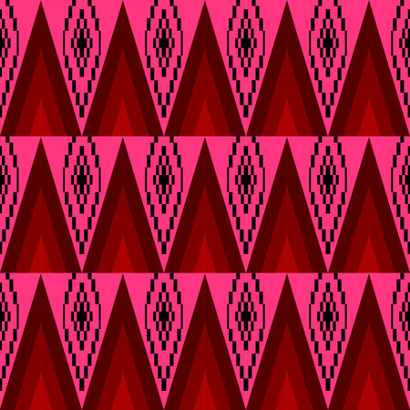 Ethnic boho seamless pattern. Tribal pattern. Folk motif. Textile rapport.