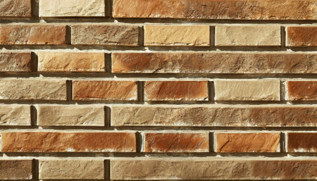 Brick wall texture background as design element.の素材
