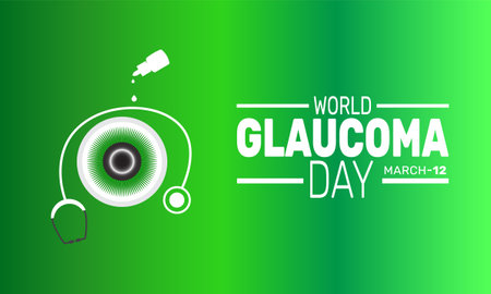 World Glaucoma day is Celebrated in March 12. This holiday-themed design is perfect for backgrounds,...