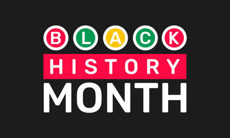 Black History Month is celebrated in February and October across the US, Canada, UK, Africa, Ireland. Pattern classic color background template use to banners, cards, posters, book covers, and placard