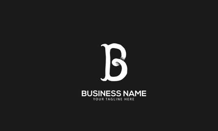Alphabet B initial fish abstract monogram vector logo templateのイラスト素材