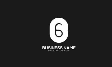 B initial outstanding abstract monogram vector logo templateのイラスト素材