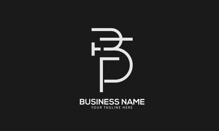 Alphabet FB or BF abstract monogram vector logo templateのイラスト素材
