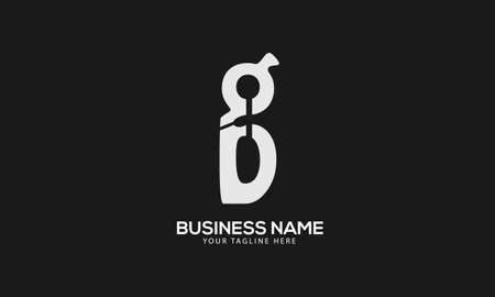 Alphabet GB or BG abstract monogram vector logo templateのイラスト素材