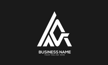 Alphabet AQP creative monogram vector logo templateのイラスト素材
