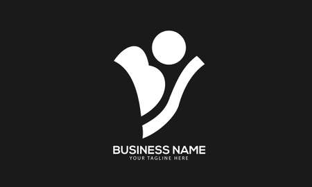 Alphabet BS or SB abstract monogram vector logo templateのイラスト素材