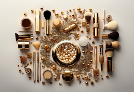 Assorted Makeup on Tableの素材