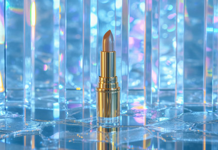 Golden Lipstick on Tableの素材