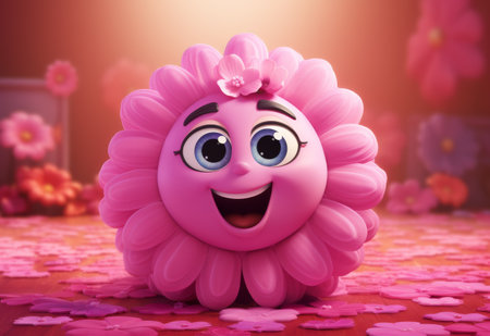 Pink Toy With Flower Decorationの素材